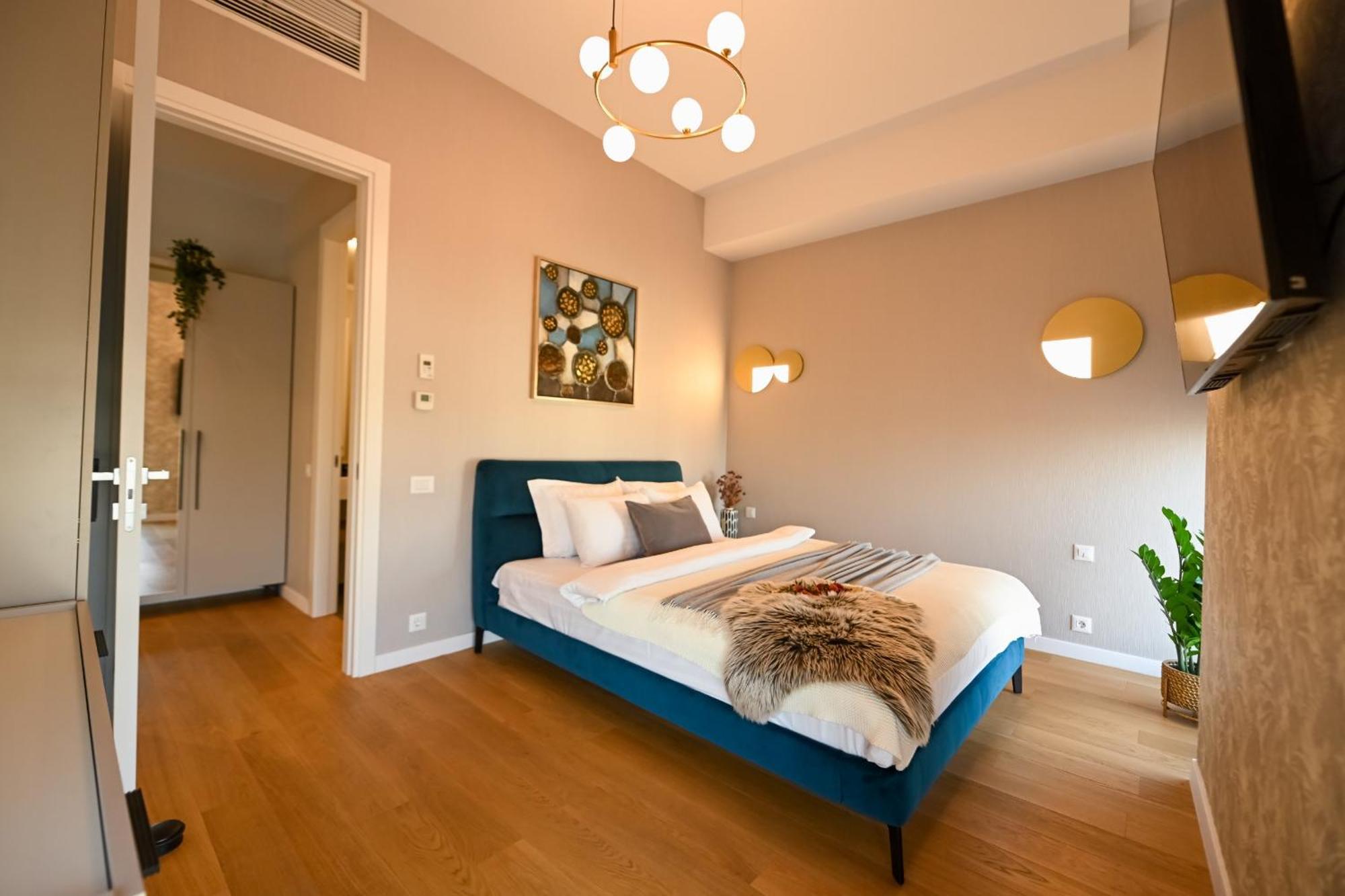 One Verdi Park Exclusive Apartments - Panoramic View & Private Parking Bukarest Szoba fotó
